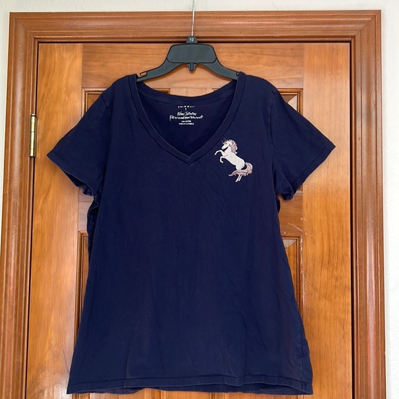 torrid Tops - Torrid plus size 1 Unicorn tee navy